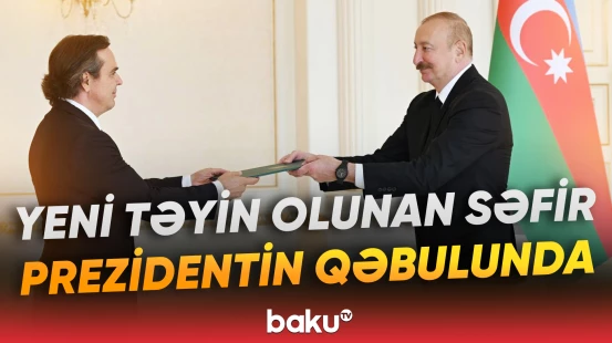 Prezident İlham Əliyev Braziliya səfirinin etimadnaməsini qəbul etdi
