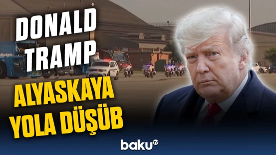 Donald Tramp Alyaskaya yola düşüb | ABŞ-dən görüntülər