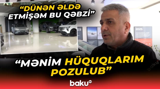 Avtomobili geri qaytardı, 6400 manat borc yazıldı - Baku TV