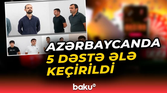 Daxili İşlər Nazirliyi saxlanılan şəxslər barədə məlumat verdi