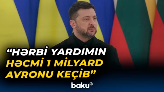 Zelenski Litvaya səfər etdi
