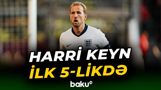 Harri Keyn Avropa millilərində ən çox qol vuran 5-ci futbolçu olub