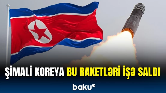Qısamənzilli raketlər atıldı | Şimali Koreyadan görüntülər
