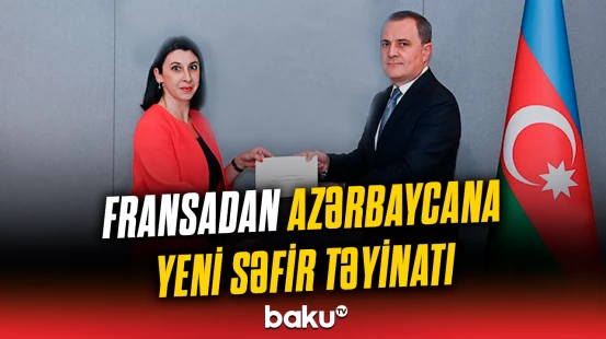 Diplomat etimadnaməsinin surətini Ceyhun Bayramova təqdim edib