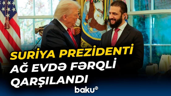 Tramp və Əhməd əl-Şaraa görüşünün təfərrüatları