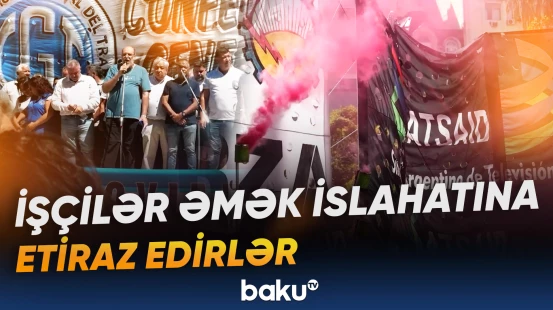 Argentinada işçilər aksiya keçirdi