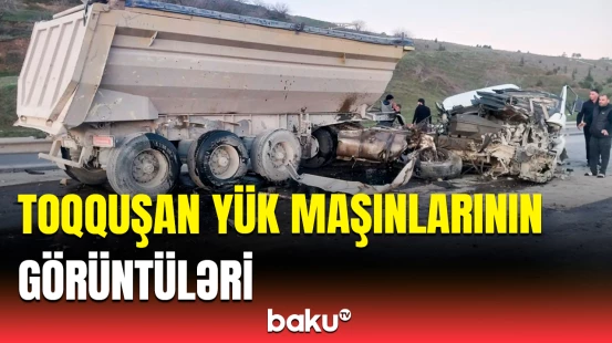 Bakı-Quba yolunda qorxulu anlar | Qəza ilə bağlı görüntülər yayıldı