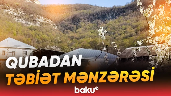 Afurca kəndinin füsunkar yaz mənzərəsi