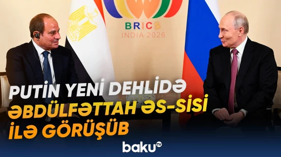 “Misir Yaxın Şərqdə vəziyyətin sabitləşdirilməsinin tərəfdarıdır” | Putin