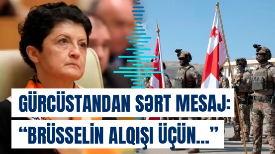 Gürcüstandan sərt mesaj: "Brüsselin alqışı üçün qan tökməyəcəyik"