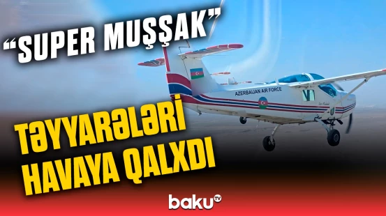 Gənc hərbi pilotlarla təlim-məşq uçuşları keçirildi
