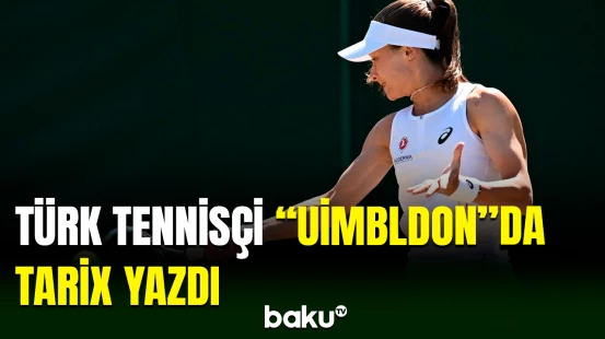 Qadın tennisçi Zeynep Sönməz dünyanın 32 nömrəli çinli raketka ustasını 2-0 hesabı ilə məğlub etdi
