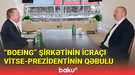 İlham Əliyev “Boeing” şirkətinin icraçı vitse-prezidentini qəbul edib