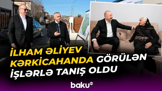 Prezidentin Kərkicahana səfərindən görüntülər