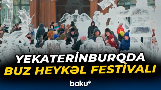 Rusiyada buz heykəl festivalı