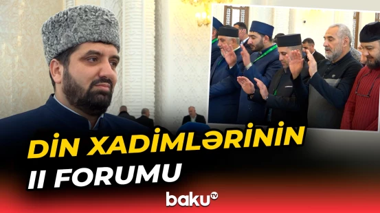 Tədbir iştirakçıları vəhdət namazı qıldılar