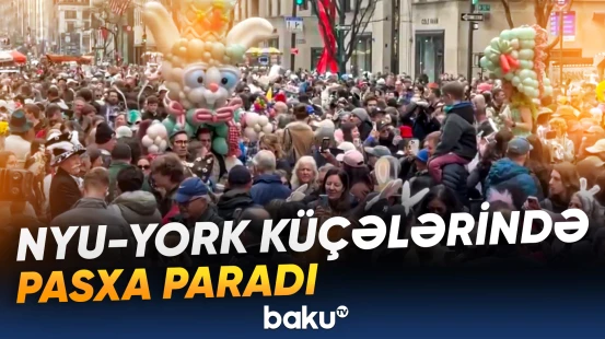 Pasxa ilə bağlı parad təşkil olundu