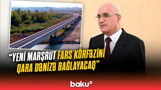 Horadiz-Ağbənd dəmir yolunun böyük hissəsi tamamlandı
