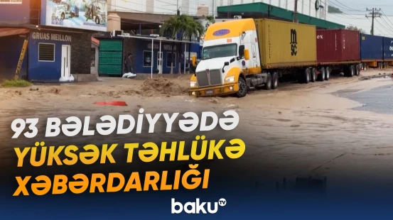 Saatda 230 kilometr sürətli küləklərlə müşayiət olunan qasırğa yaxınlaşır