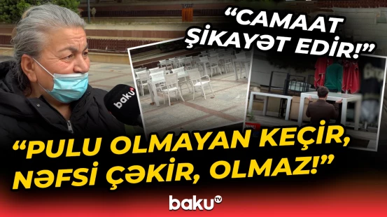 Xətaidəki məşhur parkda görün necə özbaşınalıq etdilər | "Kimsə ailəsi ilə gəlirsə..." - Baku TV