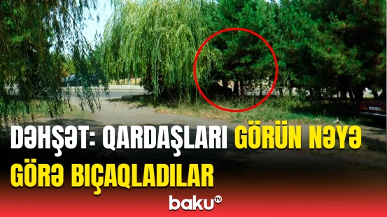 Qohumlar arasında dava qanla bitdi | Gəncədə qandonduran hadisə
