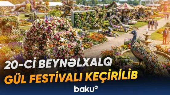 Sərgidə 20 min bitkidən istifadə olunub