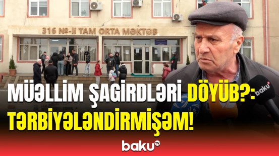 “Allah haqqı, nəfəsini kəsərəm” | Səs yazısı yayılan müəllim şagirdləri dəyənəklə döyüb?