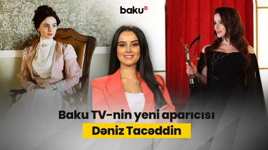 Dəniz Tacəddin Baku TV-nin “Yeni Bir Səhər” proqramında aparıcı kimi fəaliyyətə başlayıb