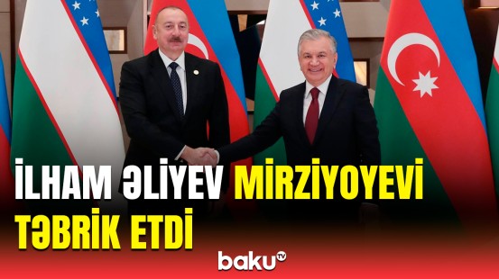 İlham Əliyev Özbəkistan Prezidenti Şavkat Mirziyoyevə təbrik məktubu göndərib