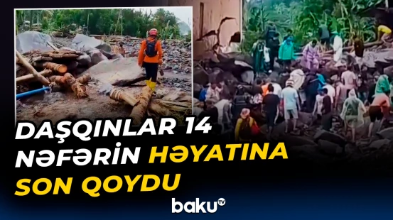 İndoneziyada itkin düşənlərin axtarışları davam edir