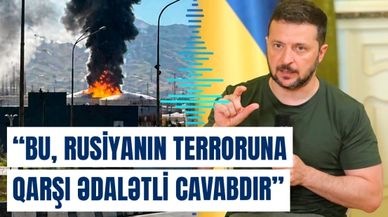 Zelenski Rusiyaya uzaqmənzilli zərbələrin yeni mərhələsini elan etdi