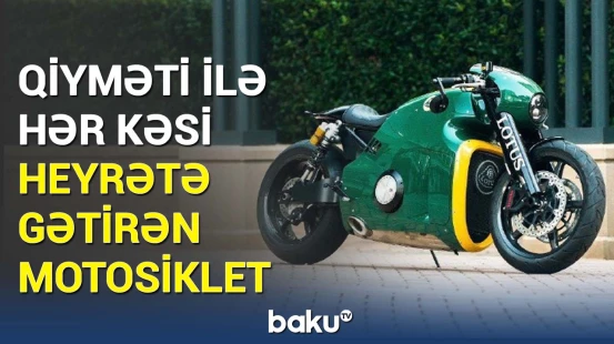 Cəmi 100 ədəd istehsal olunan motosikletin özəllikləri | Detallar açıqlandı