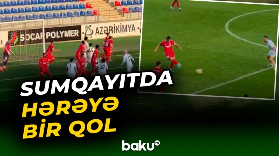 Sumqayıtda komandalar hərəyə bir qolla kifayətləndi
