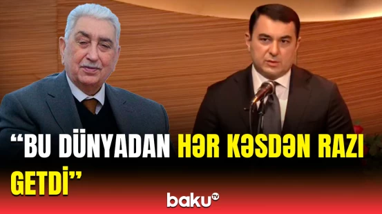 Mədəniyyət naziri Arif Babayev ilə vida mərasimində