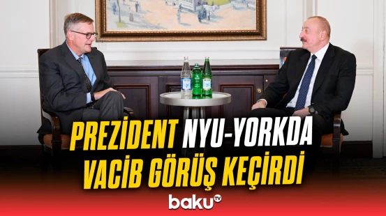 İlham Əliyev “Neuberger Berman” şirkətinin sədri və baş icraçı direktoru ilə görüşdü