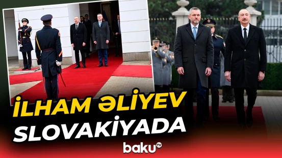 İlham Əliyev Bratislavada belə qarşılandı
