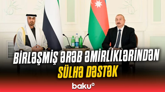 Birləşmiş Ərəb Əmirliklərindən sülhə dəstək