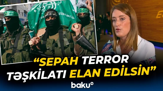 Roberta Metsola dünyaya çağırış etdi