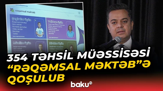 Bu platformada şagird, valideyn, müəllim və direktor üçün kabinet yaradılıb