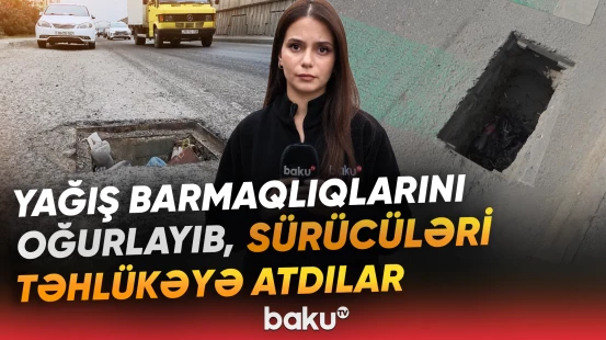 Sürücülər görün necə risk altındadır | Masazır dairəsi istiqamətində böyük təhlükə - Baku TV
