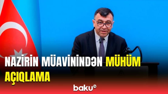 İqtisadiyyat nazirinin müavinindən açıqlama