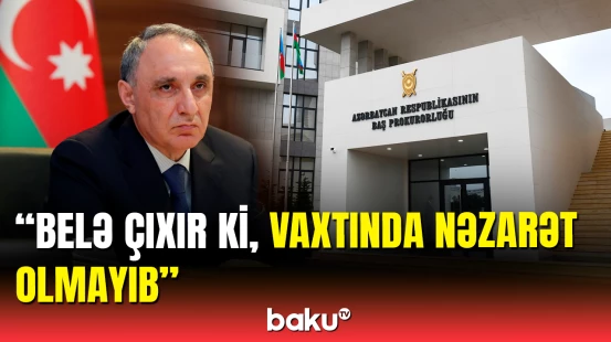 Prokuror tərəfindən xitam verilən işlər