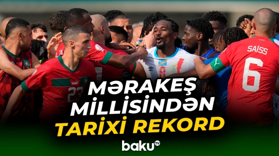 Mərakeş millisi ardıcıl 16-cı qələbəsini qazanıb