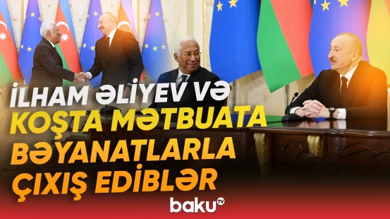 Prezident və Koştanın bəyanatlarla çıxışı