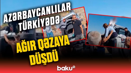 Elə dəhşətli oldu ki... | Azərbaycanlıların düşdüyü qəzada görün nələr yaşandı