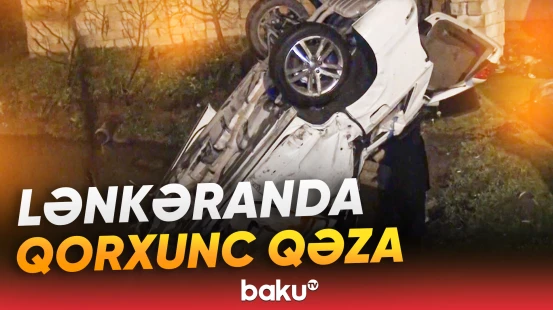 Maşın kanala aşdı, 6 nəfər xəsarət aldı