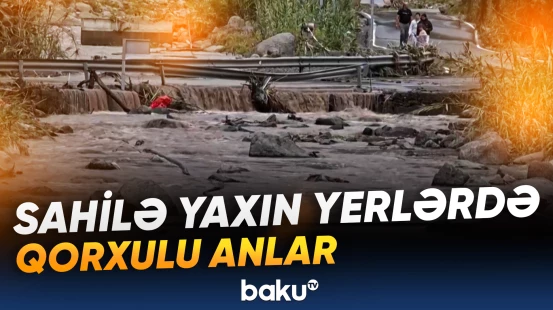 İspaniyada təbii fəlakət | Anbaan görüntülər