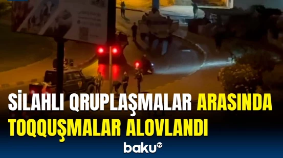 Liviyada gərginlik pik həddə  | Atışma anından görüntülər