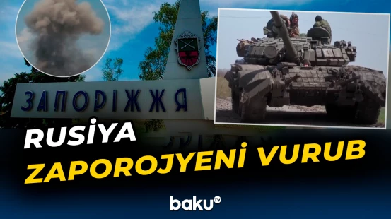 Rusiya Zaporojyeni vurdu