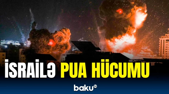 Husilərdən İsrailə PUA zərbəsi | 5 obyektə hücum oldu